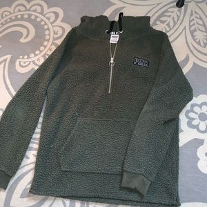 PINK/Victoria Secret Sherpa Pullover